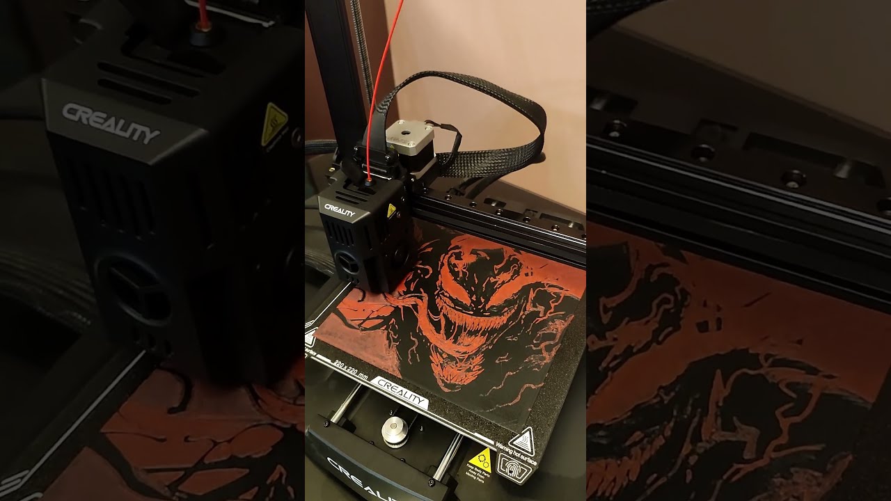 Hueforge filament painting on Ender 3 v3 KE #ender #3dprinter #3dprint #ender3 #creality #hueforge