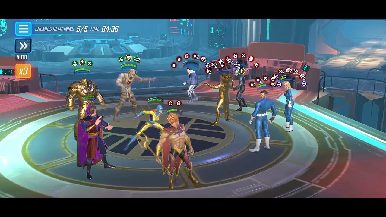 MSF - Brimstone, Apocalypse vs. Professor X, Mephisto, Fantastic 3