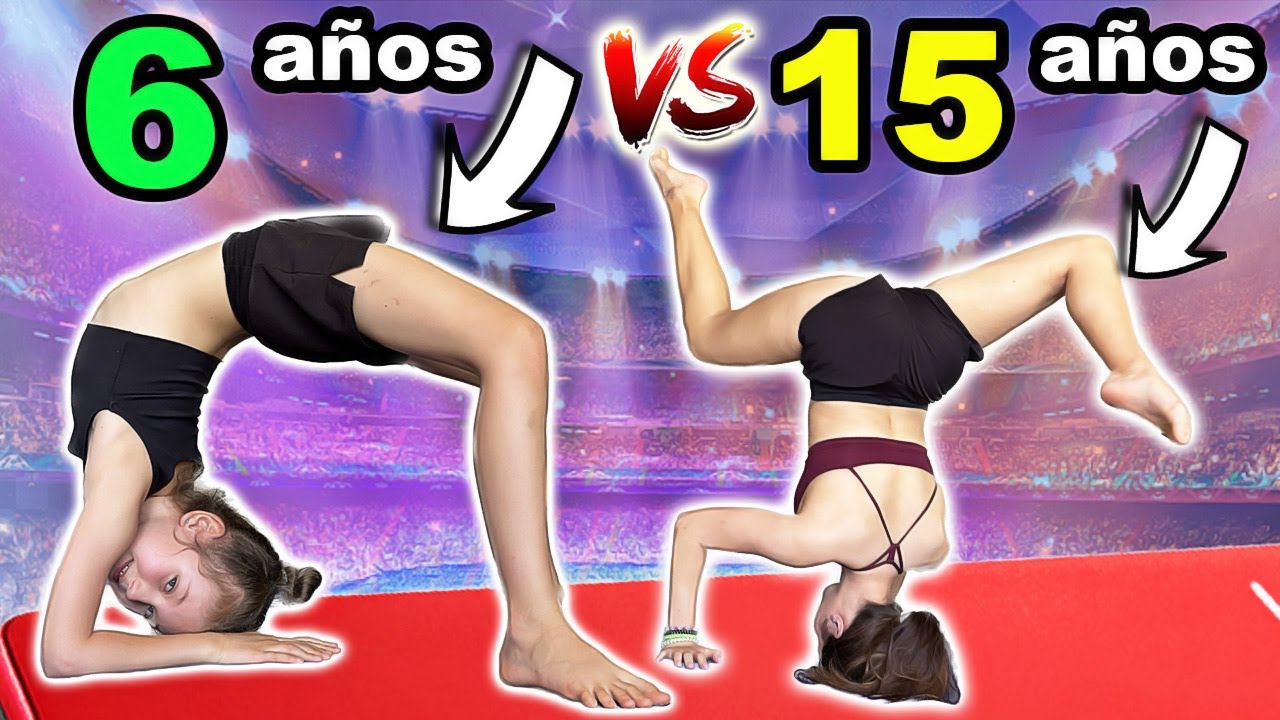NIÑA VS ADOLESCENTE - Super Reto de Gimnasia y Yoga! - Nuestras Hijas Se Retan | Yippee Family