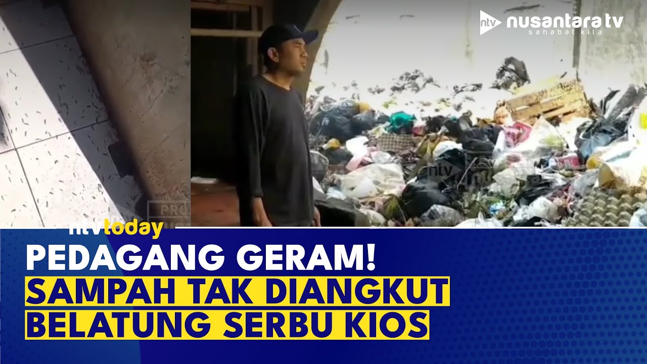 Tumpukan Sampah Menggunung di Pasar Cisurupan Garut, Pedagang Rugi dan Resah | NTV Today