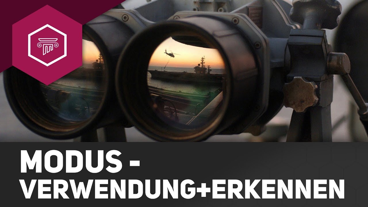 Modus - Verwendung + Erkennen
