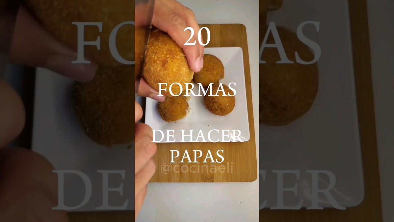 20 Formas De Hacer Papas | #2 BOMBAS DE PAPAS #comida #recetas #adaptogenos #papas