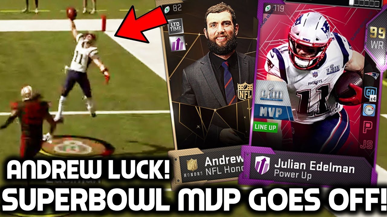SUPER BOWL MVP JULIAN EDELMAN MAKES CRAZY CATCHES! Best Card In the Game! Madden 19 Ultimate Team