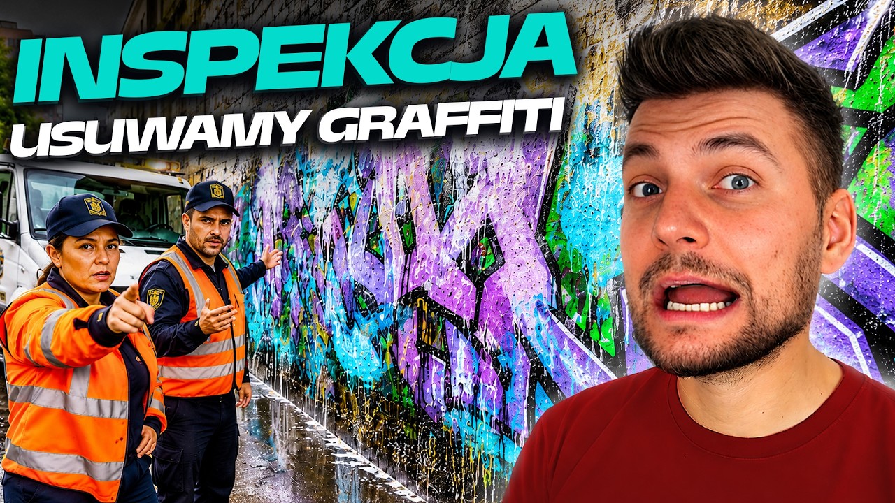 🛑 KTOŚ PO NICH ZADZWONIŁ? Jak usunąć graffiti czyli czym zmyć graffiti? Wrzącą wodą | DOMINIK MALUJE
