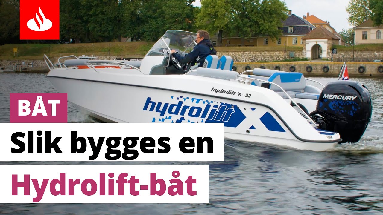 Slik bygges en Hydrolift-båt