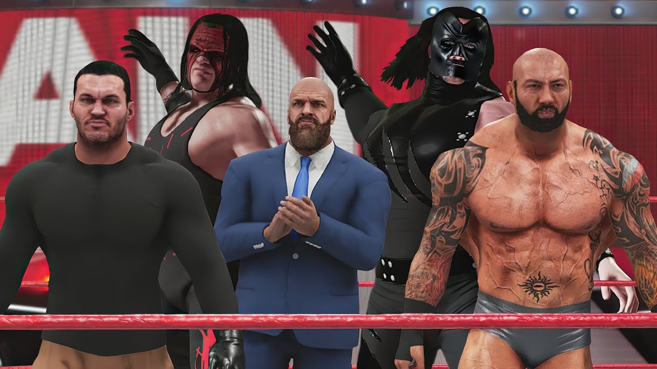 KANE'S TWIN BROTHER OUTNUMBERED BY EVOLUTION! | WWE 2K19 Universe Mods Custom Story