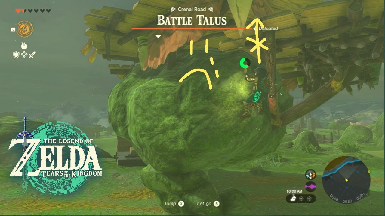 Где найти и как победить Боевого талуса в Zelda: Tears of the Kingdom