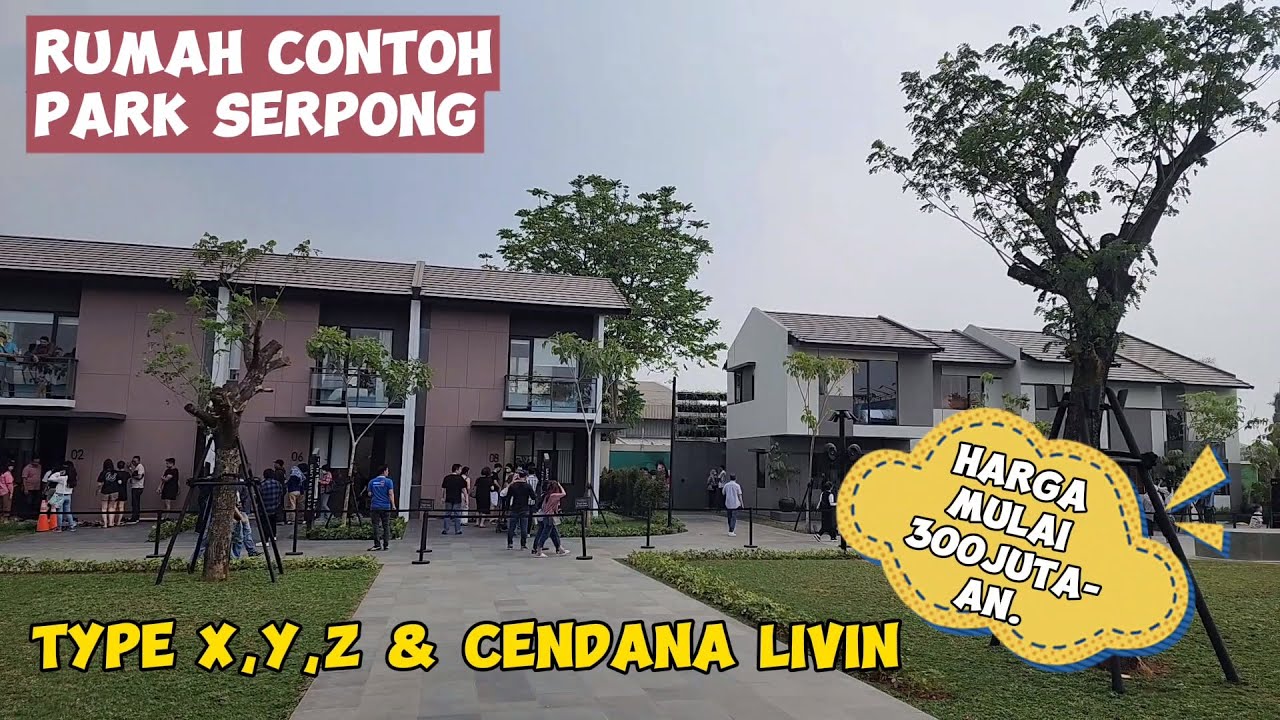 RUMAH CONTOH PARK SERPONG | Rumah Minimalis Lebar 3,3 Meter Tapi Estetik