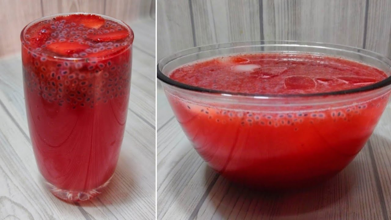 Low Cost Ramadan & Summer Special Drink ( Sharbat )❗Pink Lemonade ❗Strawberry Sharbat Recipe❗