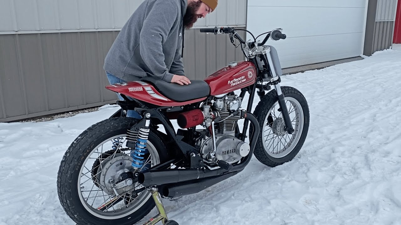 1975 277 Rephased Yamaha XS650 Flat Tracker Cold Start