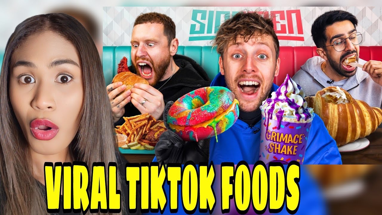 SIDEMEN TEST VIRAL TIKTOK FOODS | Reaction