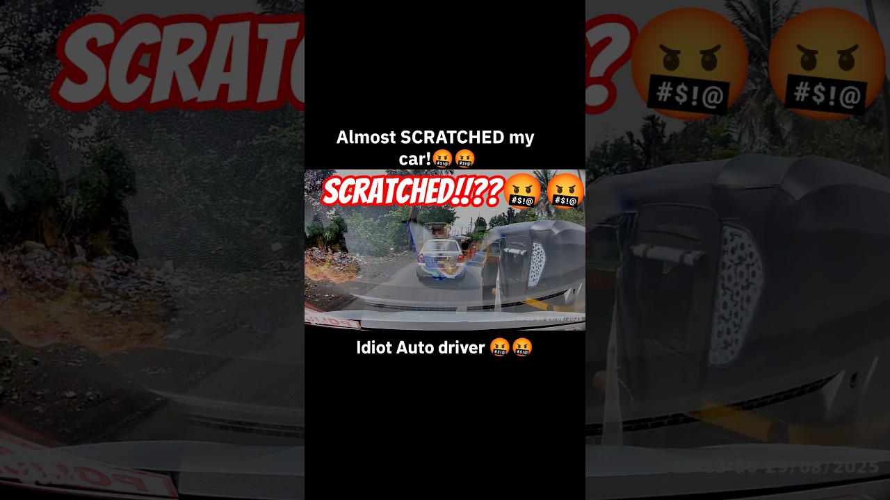 Idiot Auto Driver Almost SCRATCHED My Car!!🤬 #automobile #dashcamvideos #roadrage #carenthusiast