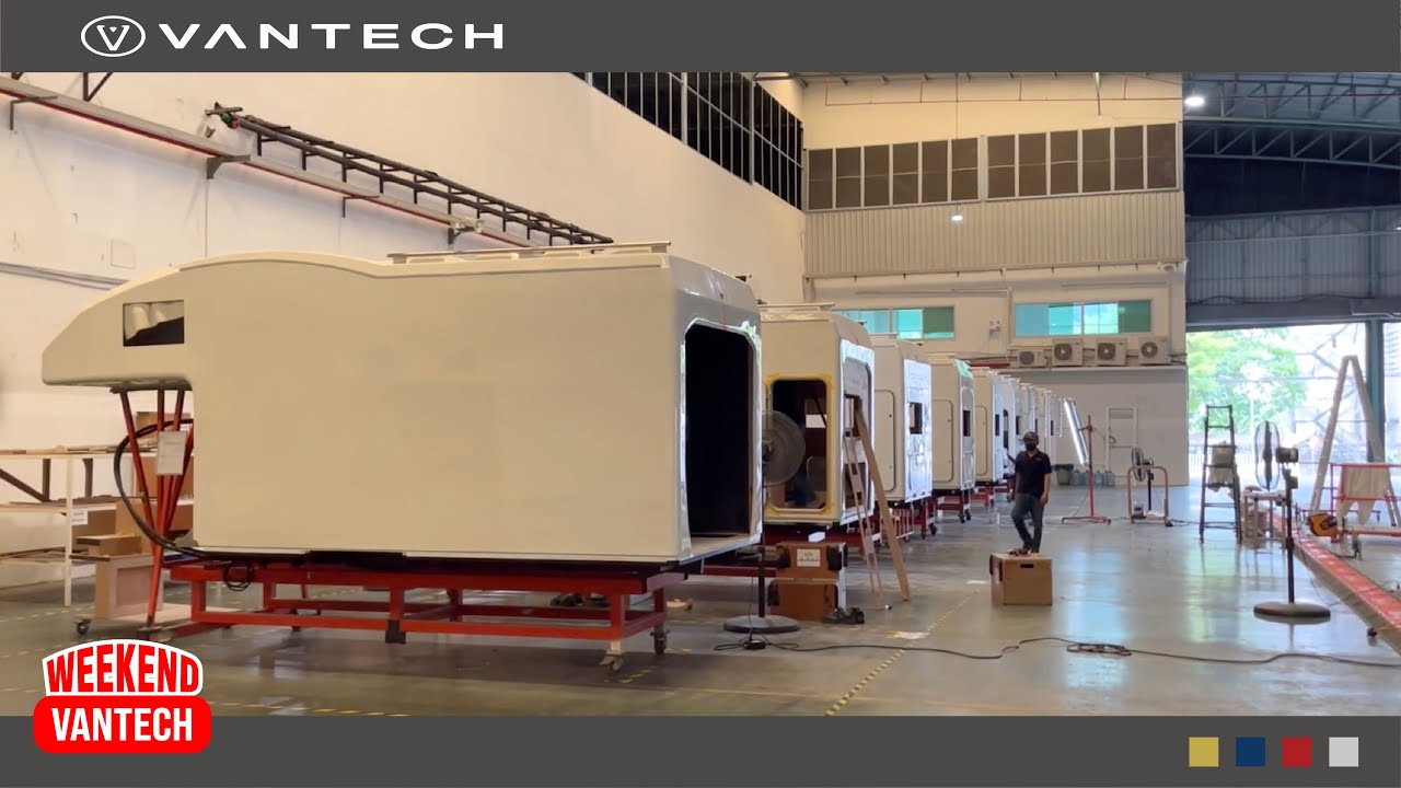 【工場見学】キャンピングカーができるまで - VANTECHタイ工場編｜WEEKEND VANTECH