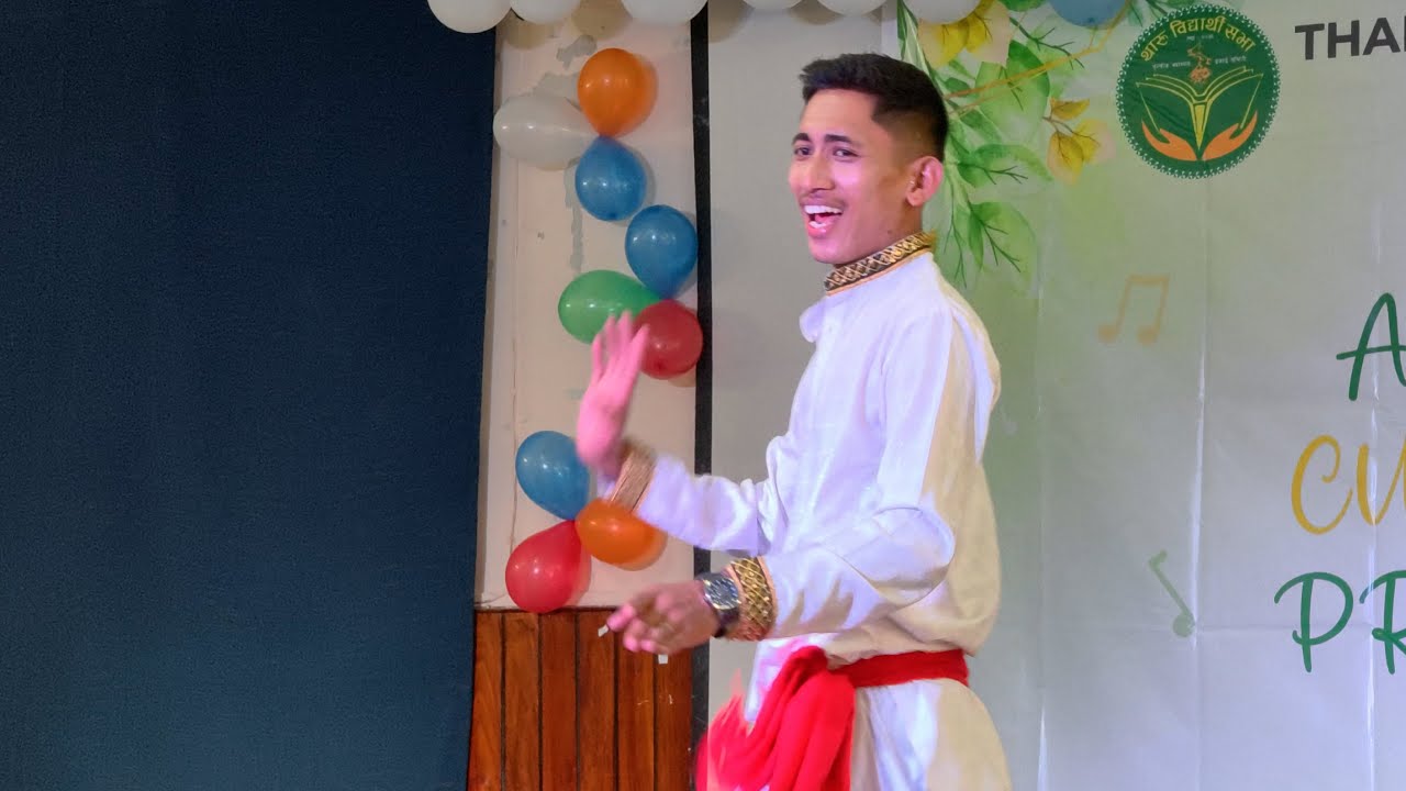 Lasakata Lasakata Lehenga Jo Sohe | Aashish Chaudhary Annual Cultural Program | TBS Pulchowk Campus