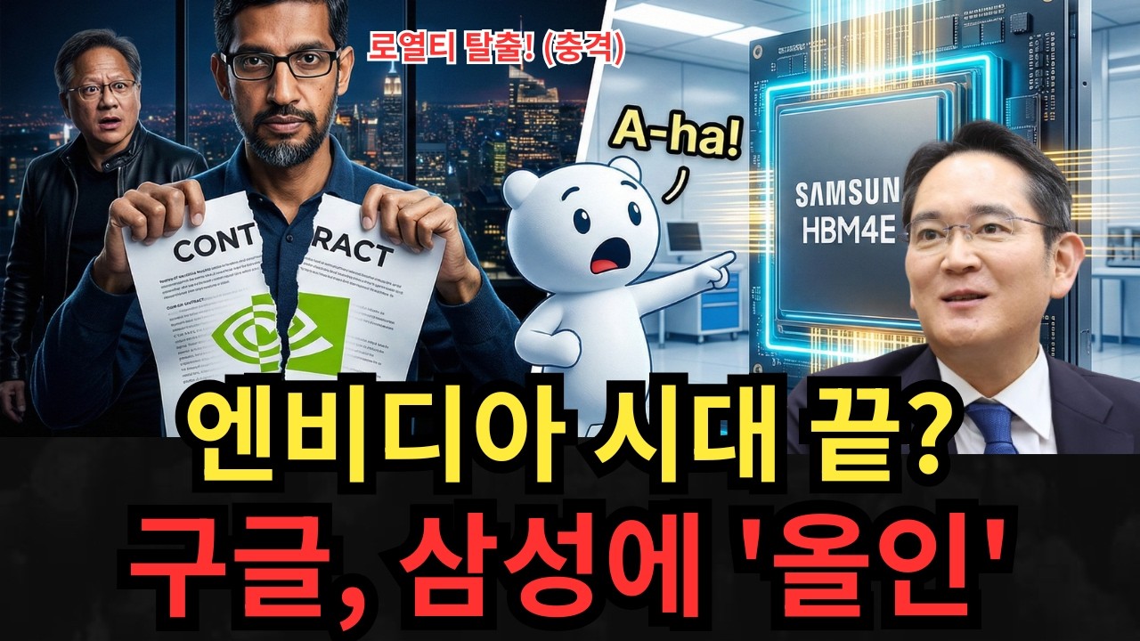엔비디아 시대 끝났다 구글이 돌연 협상 엎고 삼성 HBM4E에 올인한 충격적 전말