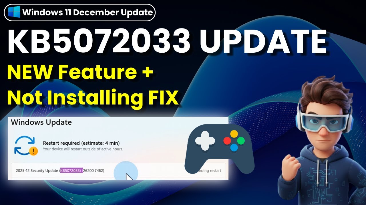 ⭐Windows 11 KB5072033&mdash;What&rsquo;s New, Issues & How to Fix (24H2/25H2)