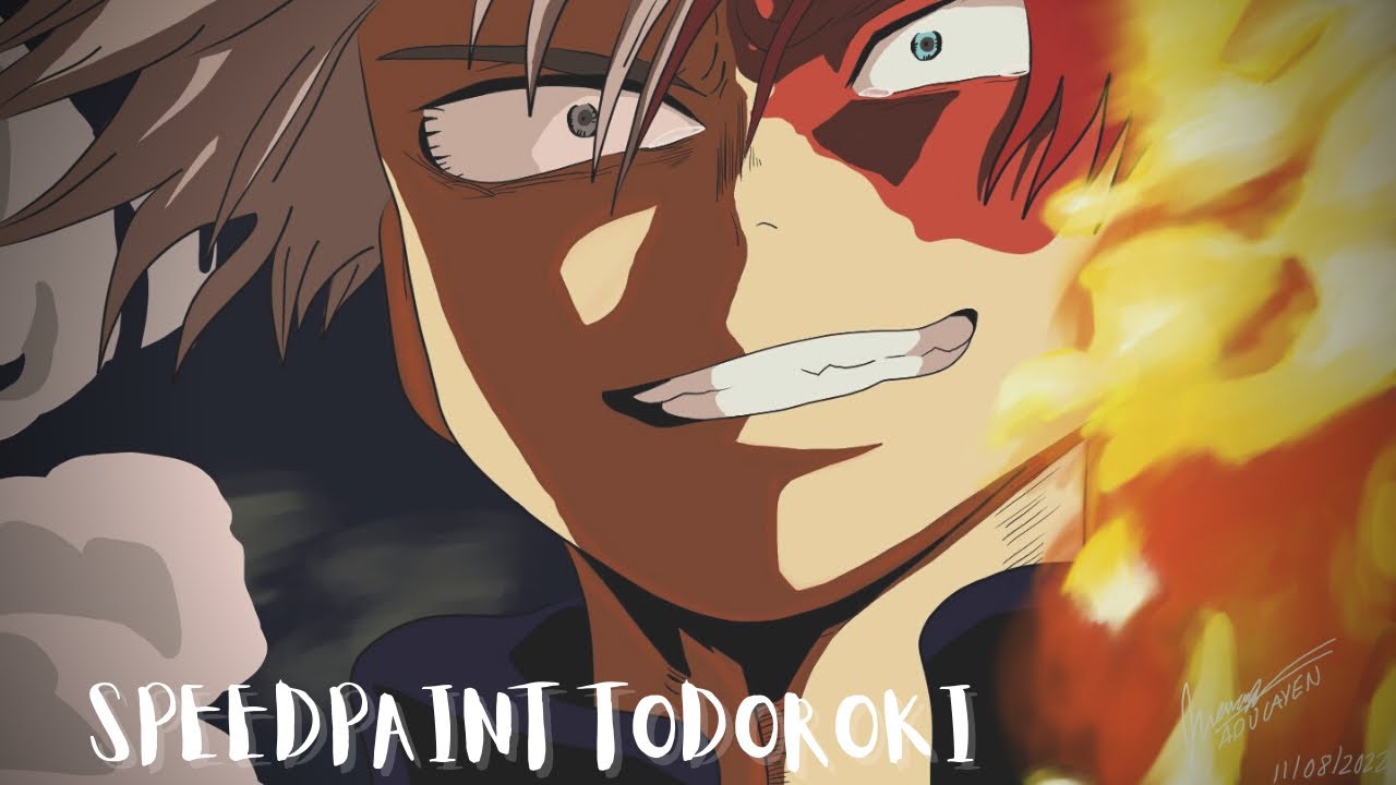 Drawing Shoto Todoroki (My Hero Academia) || Marian Aducayen