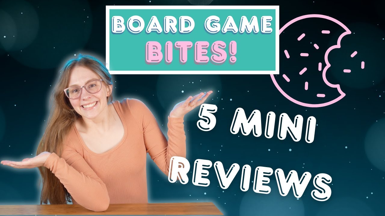 Board Game Bites #14 | 5 Mini Reviews of Board Games