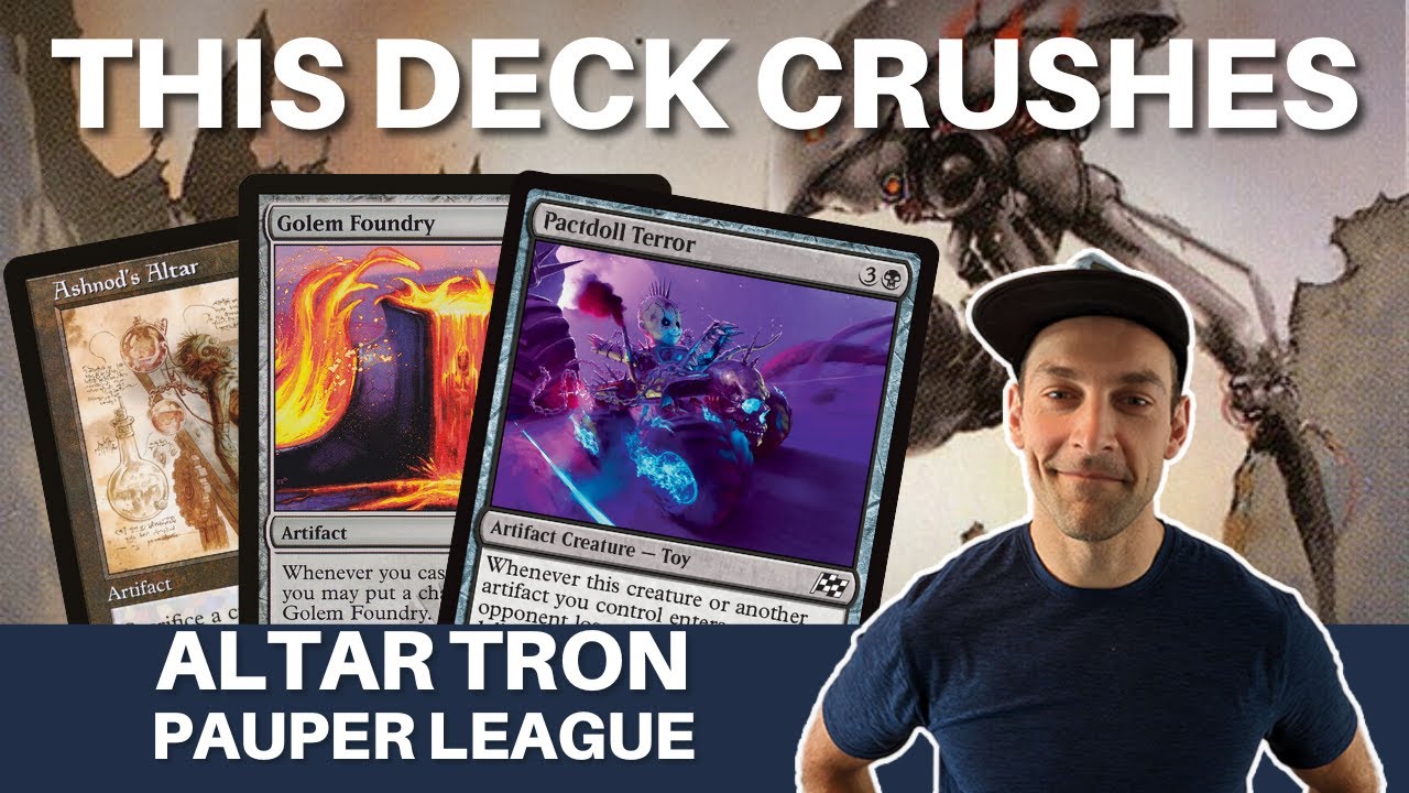 GOLEMS GET IT DONE! Pauper Altar Tron combo is big mana over the top fun!