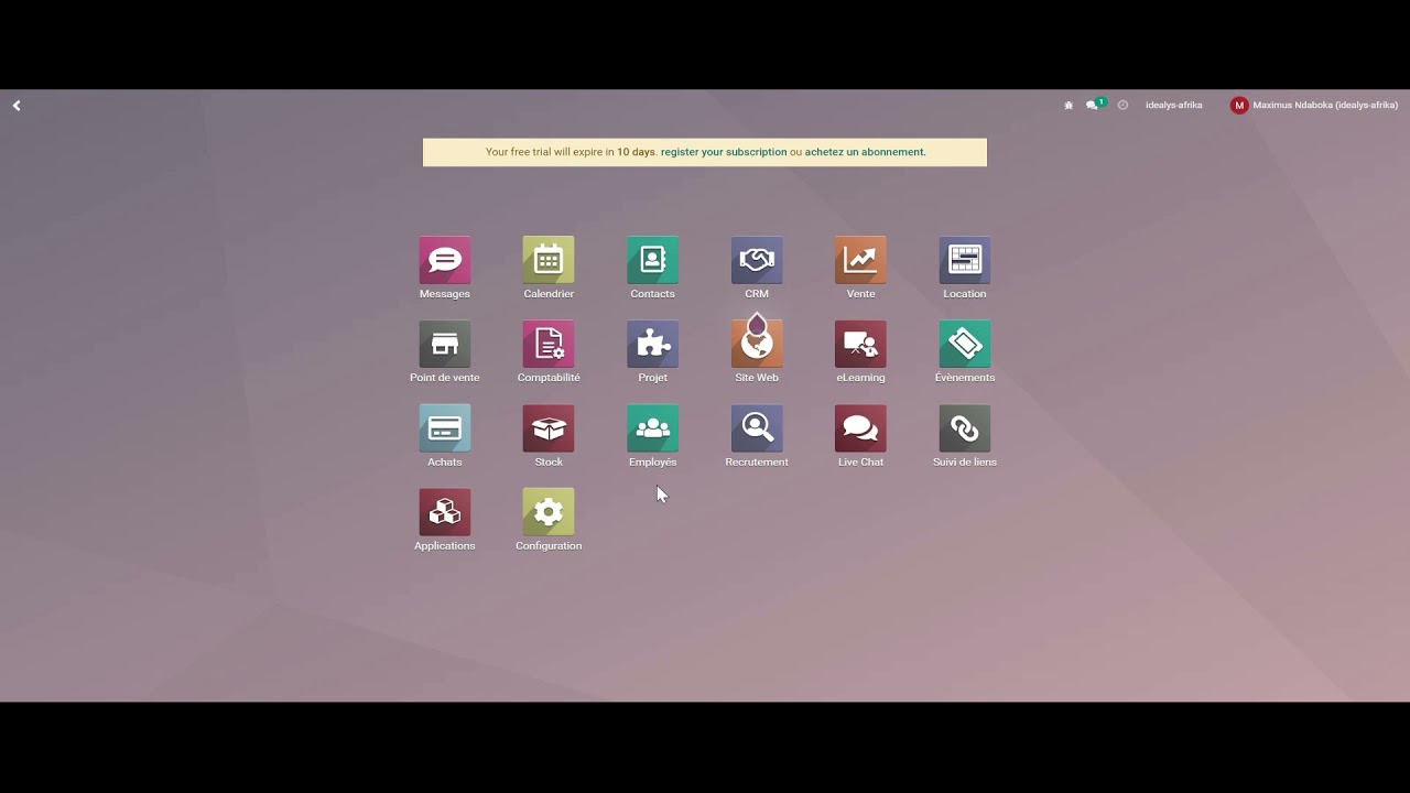ODOO - GESTION DE STOCK