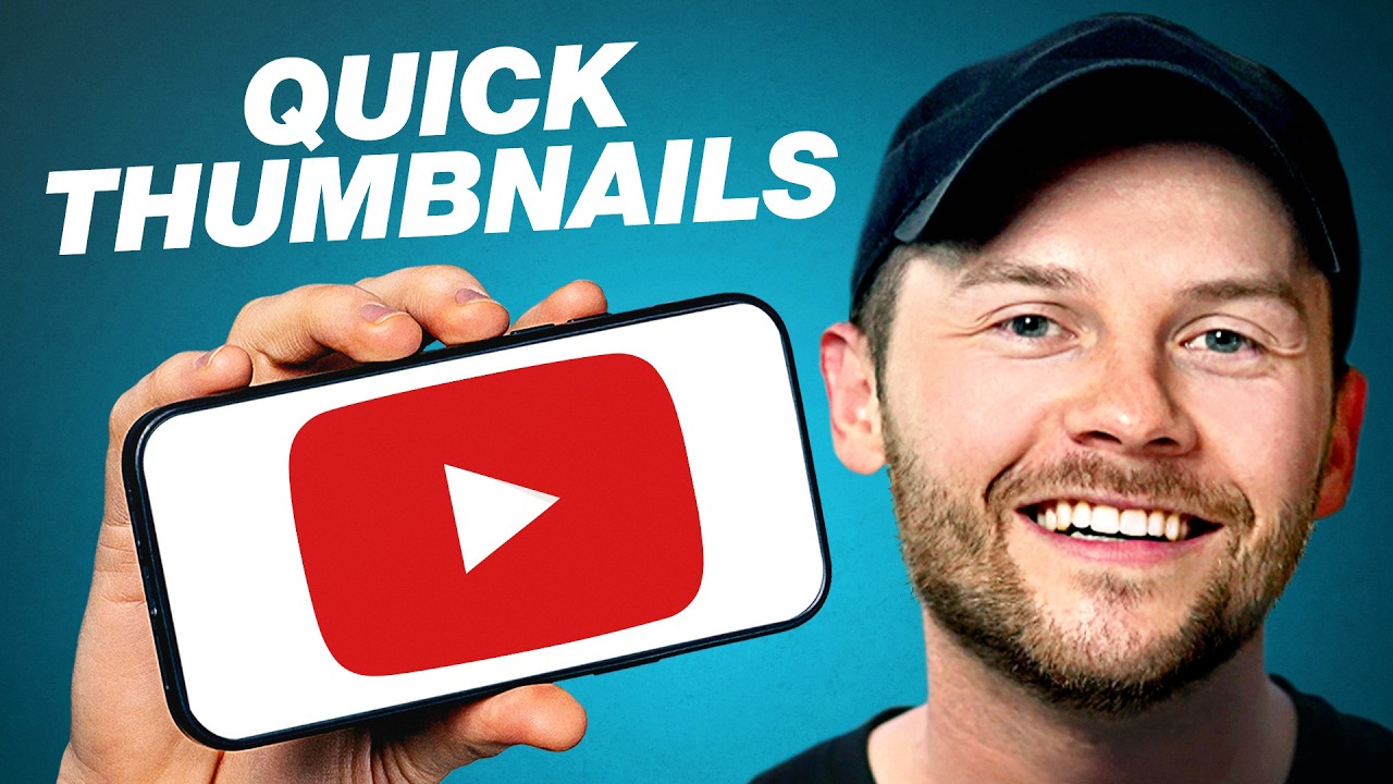 Make YouTube Thumbnails on Your Phone in 3 Minutes (FREE App)