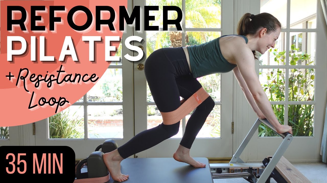 Pilates Reformer + Resistance LOOP Class | Intermediate OUTER THIGHS | 35 Min