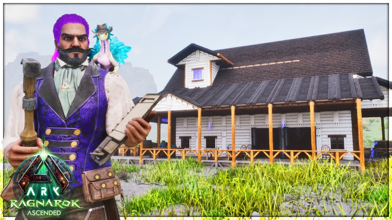 Building my First Home! - ARK Ragnarok [Ep4]