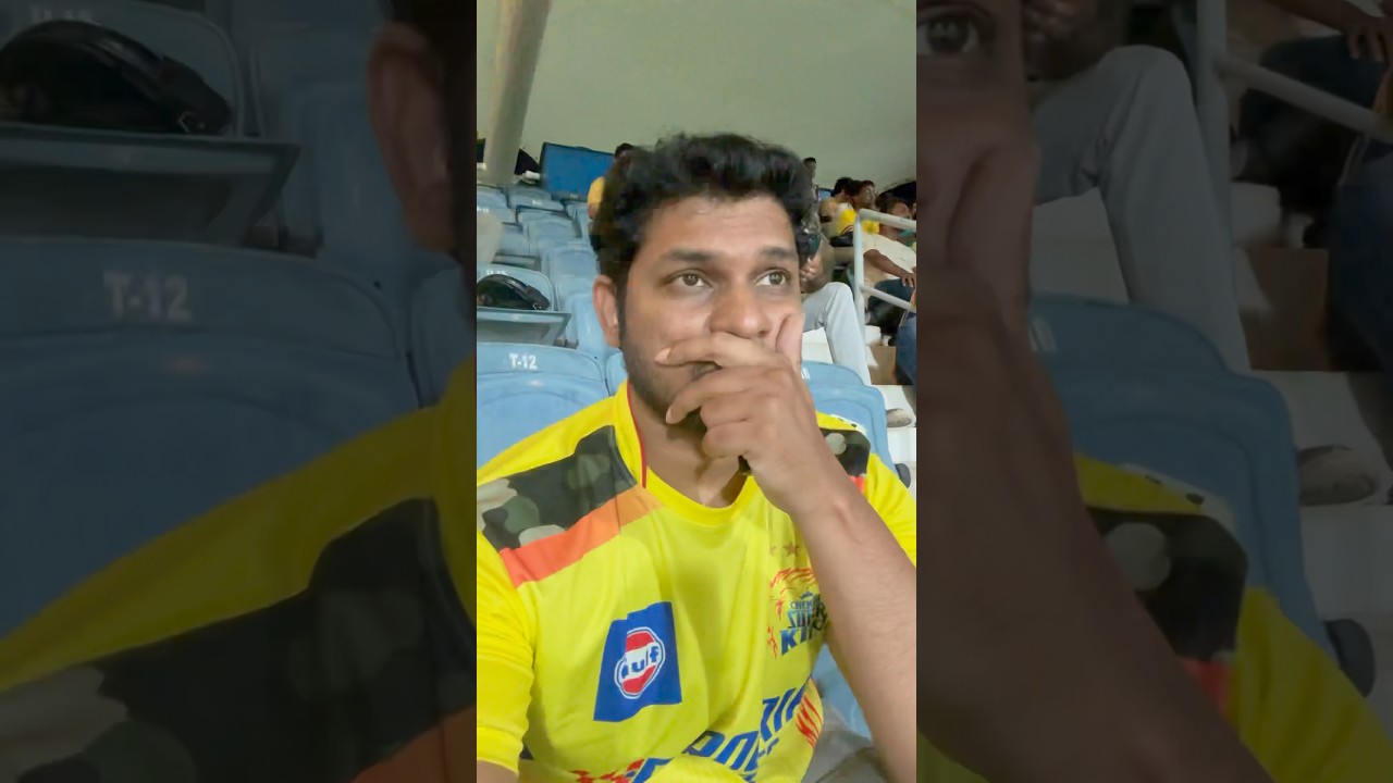 CSK vs RCB - Chepauk Stadium Experience ❤️