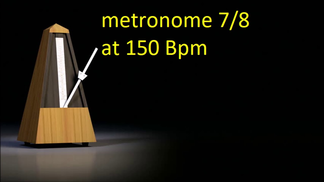 Metronome 7/8 at  150  Bpm
