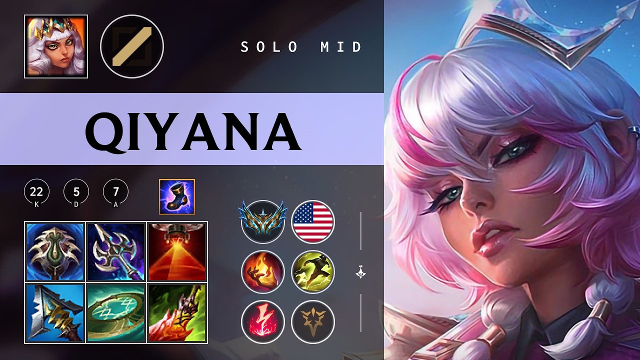 Qiyana Mid vs Talon - NA Challenger Patch 26.06