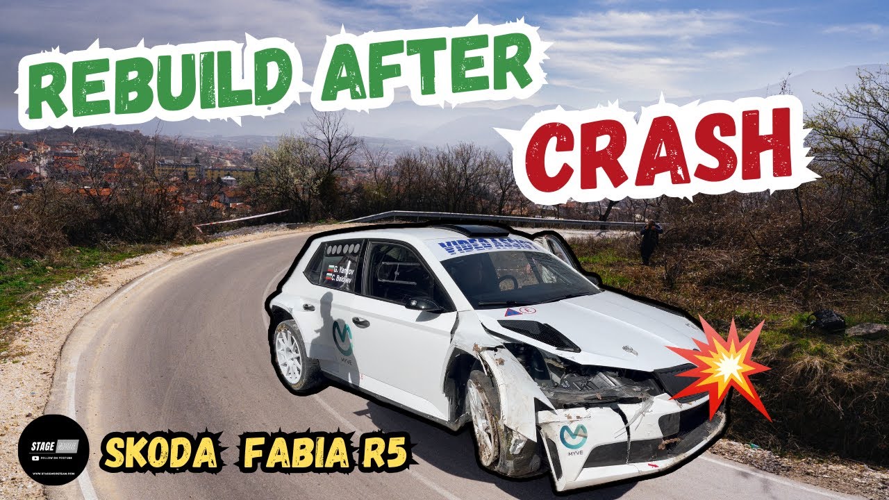 REBUILD Skoda Fabia R5 | AFTER CRASH | Time-Lapse