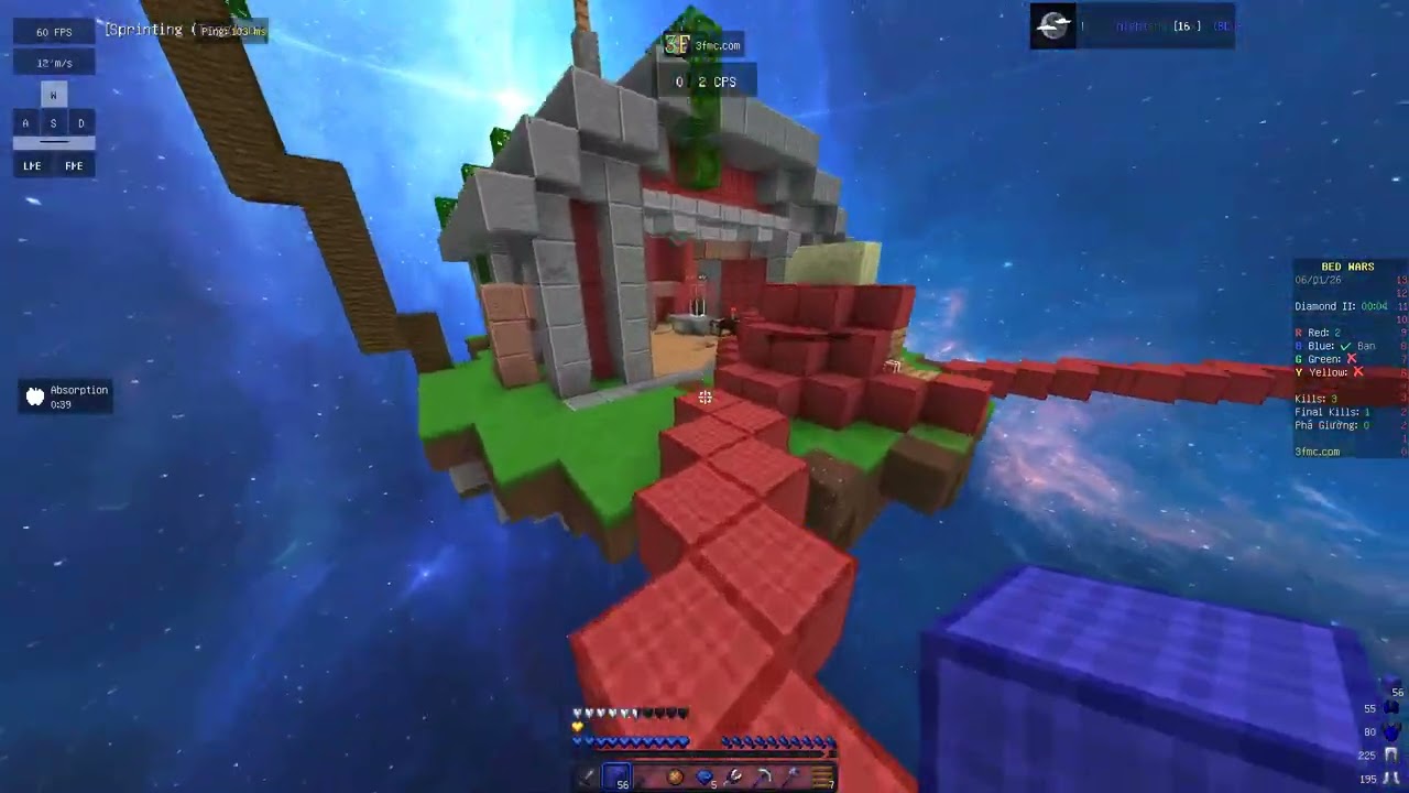 chơi bedwars đến khi tốt nghiệp cấp 3 #117 (dm Toan kho vai)