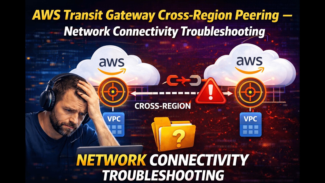 AWS Transit Gateway Troubleshooting | Real-Time Architecture & Common Issues Explained