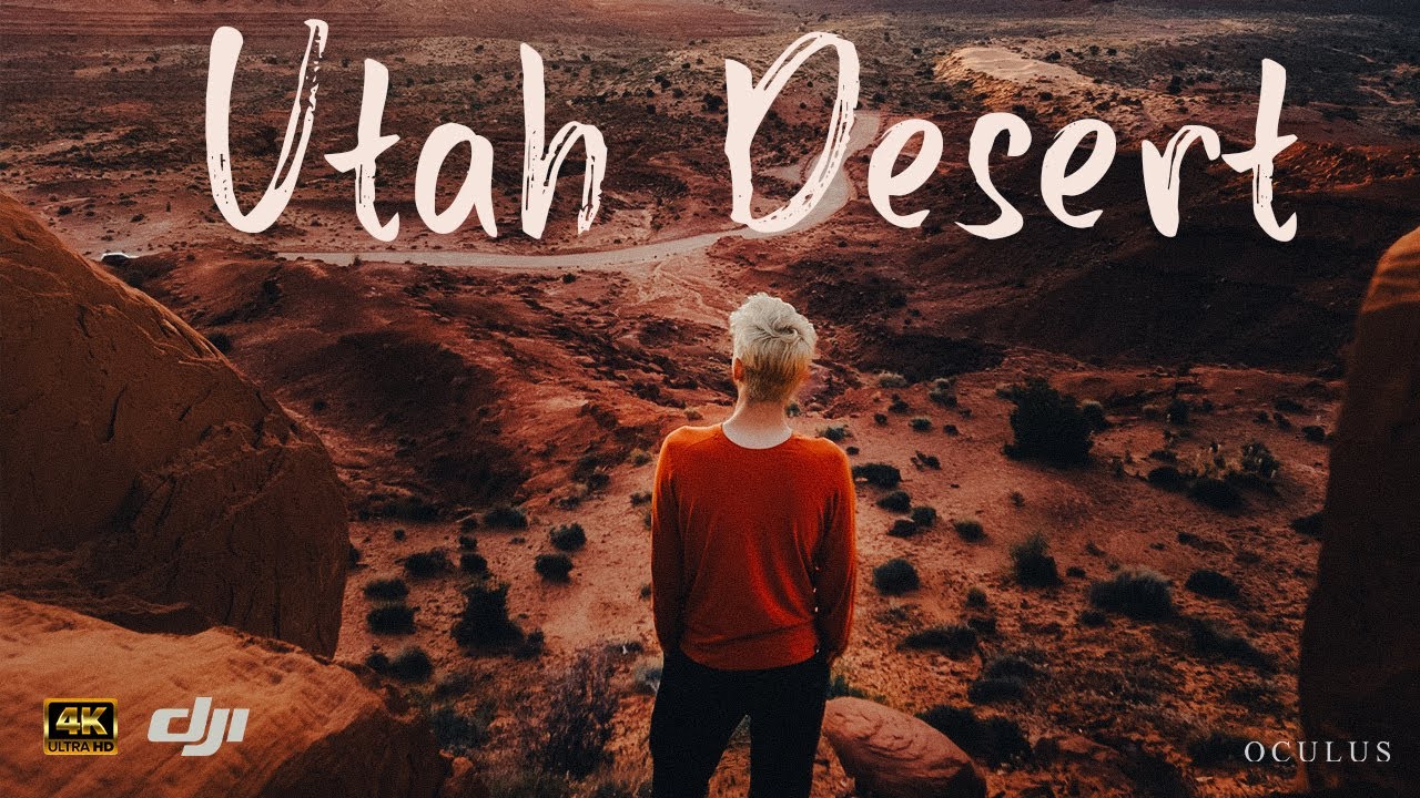 Rocks Hiking Desert For Adventurous Peak Bagger | Utah Desert Cinematic Footage