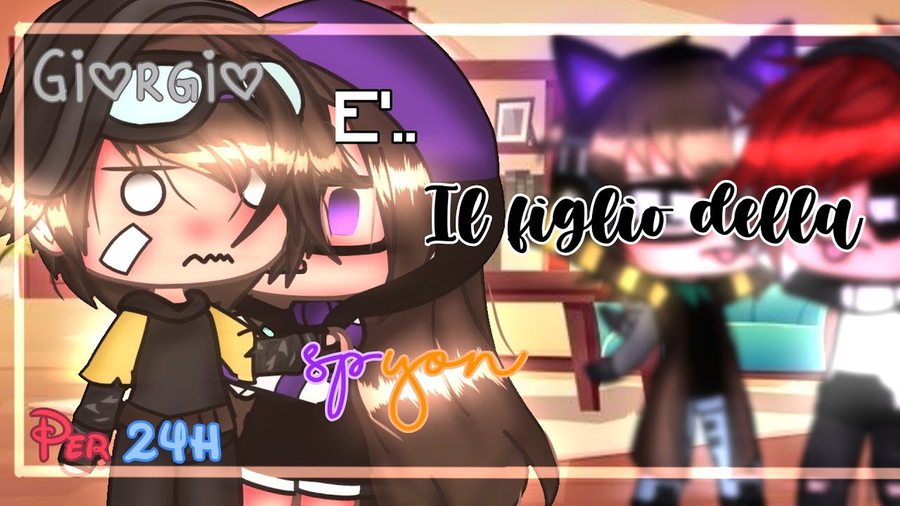 •Giorgio è il figlio della Spyon per 24h🧡💜¬[]Challenge wgf🦁🧡[]
