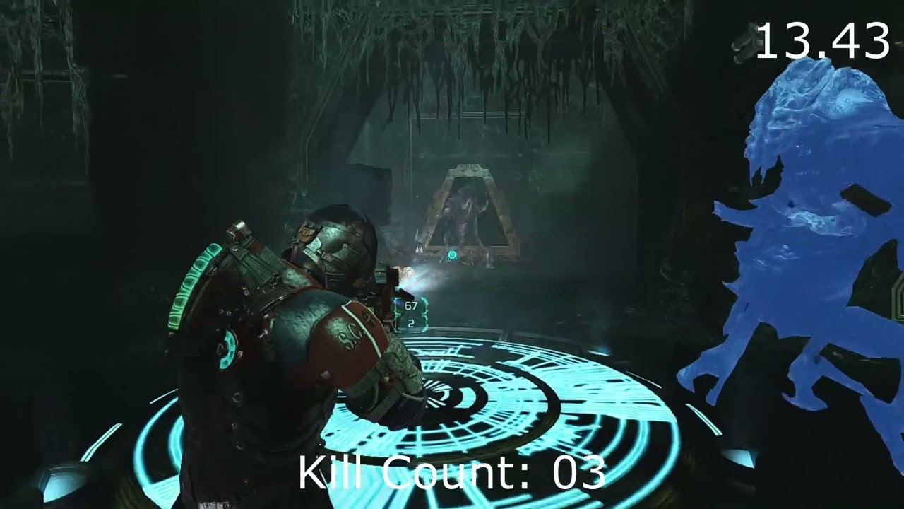 Dead Space 3: Shredding 6 Alien Necros in 30 Seconds