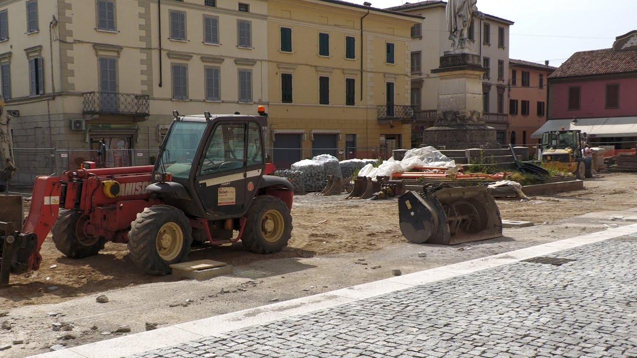 Soresina (CR): piazza Garibaldi cambia volto