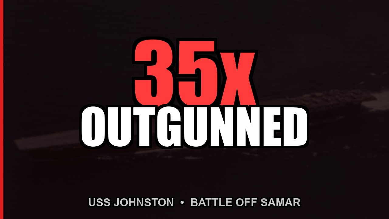 Ernest Evans' Suicide Charge: Fighting 35x His Own Weight (Battle off Samar)