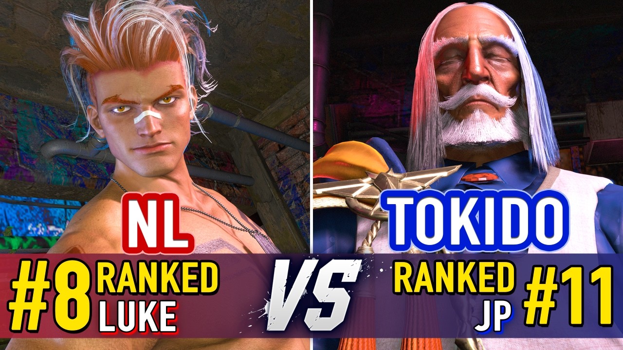 SF6 🤜 NL (#8 Ranked Luke) vs TOKIDO (#11 Ranked JP) 🤛 SF6 High Level Gameplay