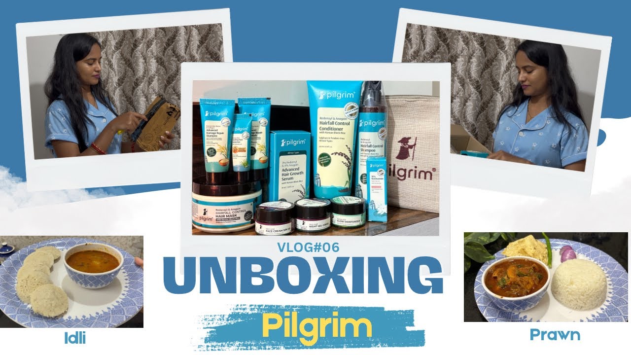 Pilgrim Parcel Unboxing| ଘର ତିଆରି ଇଡ଼ଲି | ଚିଙ୍ଗୁଡ଼ି ତରକାରୀ| #idli #PrawnCurry #Pilgrim #unboxing 