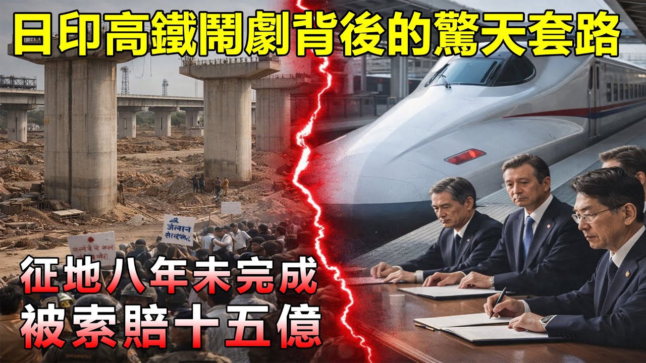 征地八年未完成，索賠十五億！日印高鐵鬧劇背後的驚天套路
