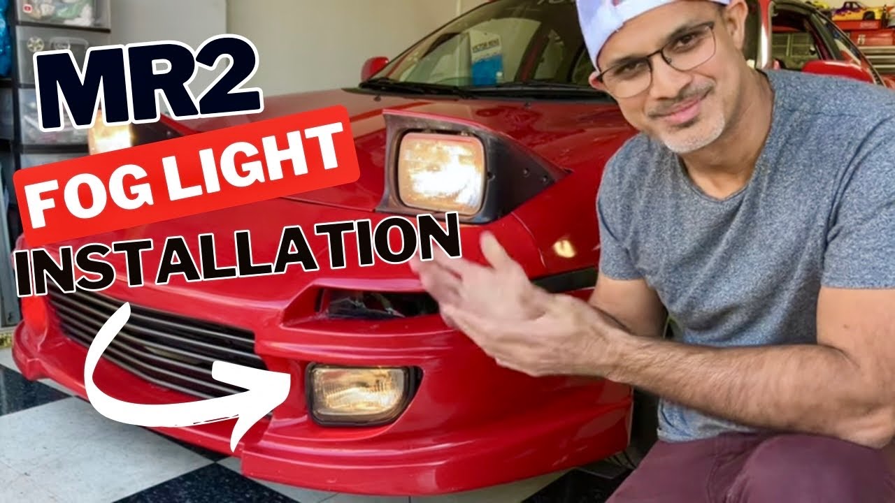 Toyota Mr2 RUSToration, Fog light installation.