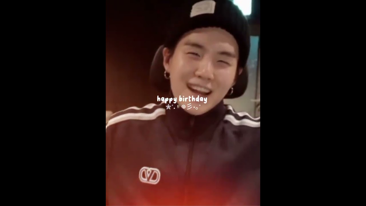 happy birthdan yoongii #bts #army #suga #Min Yoongii