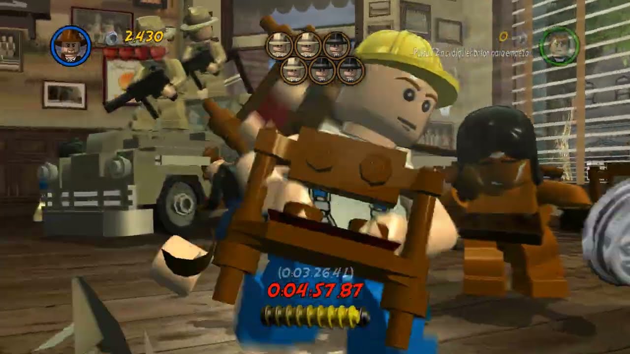 The Craziest Bar Fight but it's on 1st person - LEGO Indiana Jones 2: The Adventure Continues