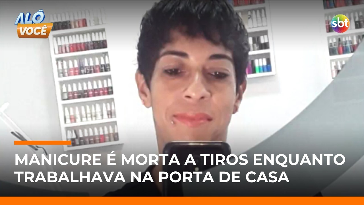 Manicure é morta a tiros na porta de casa durante possível disputa entre facções | #AloVoce