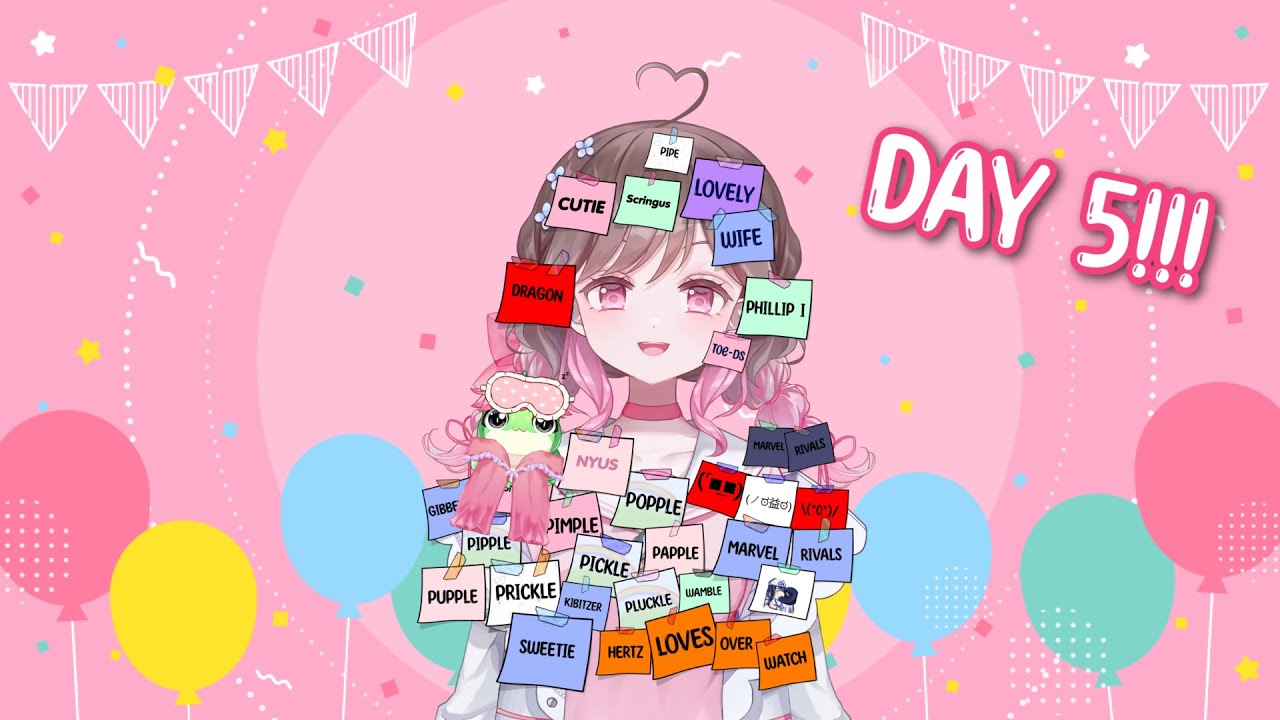 BIRTHDAY DONOTHON DAY FIVE!