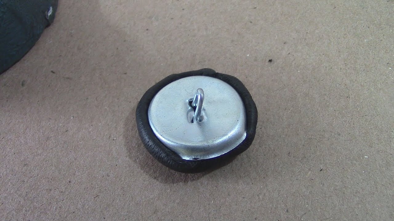 How to Wrap an Upholstery Button in leather - Common mistakes