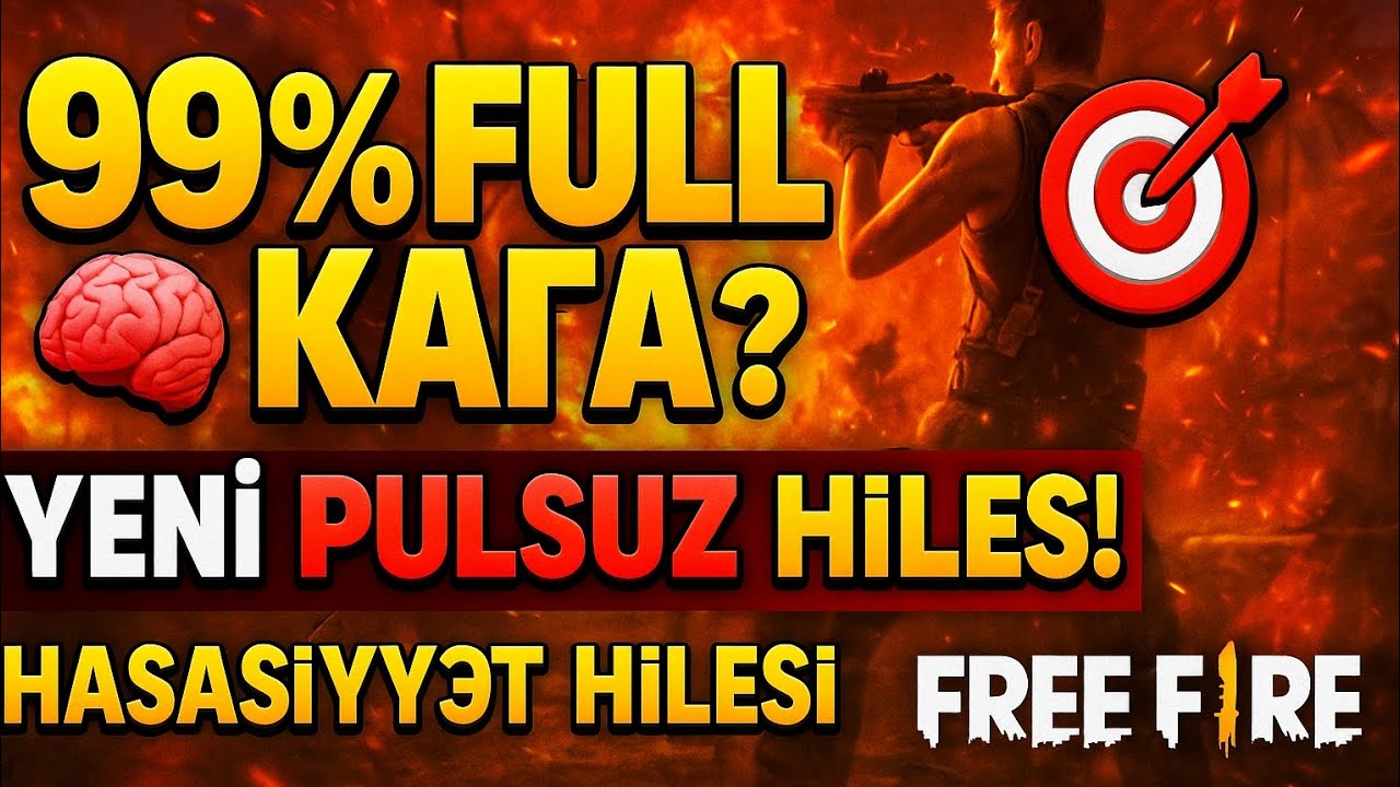 QRUPA ÇAĞIRIB SƏN HİLƏSƏN DEDİ!? PULSUZ HİLƏ!? (HİLƏ KİMİ HASASİYYET 🎯) - FREE FİRE
