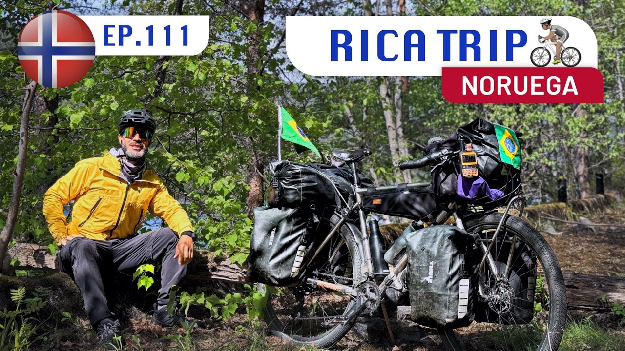 EP.111 - NORUEGA SELVAGEM 🇳🇴 SOLIDÃO, CASAS VERMELHAS E UM SANDUÍCHE INESQUECÍVEL.