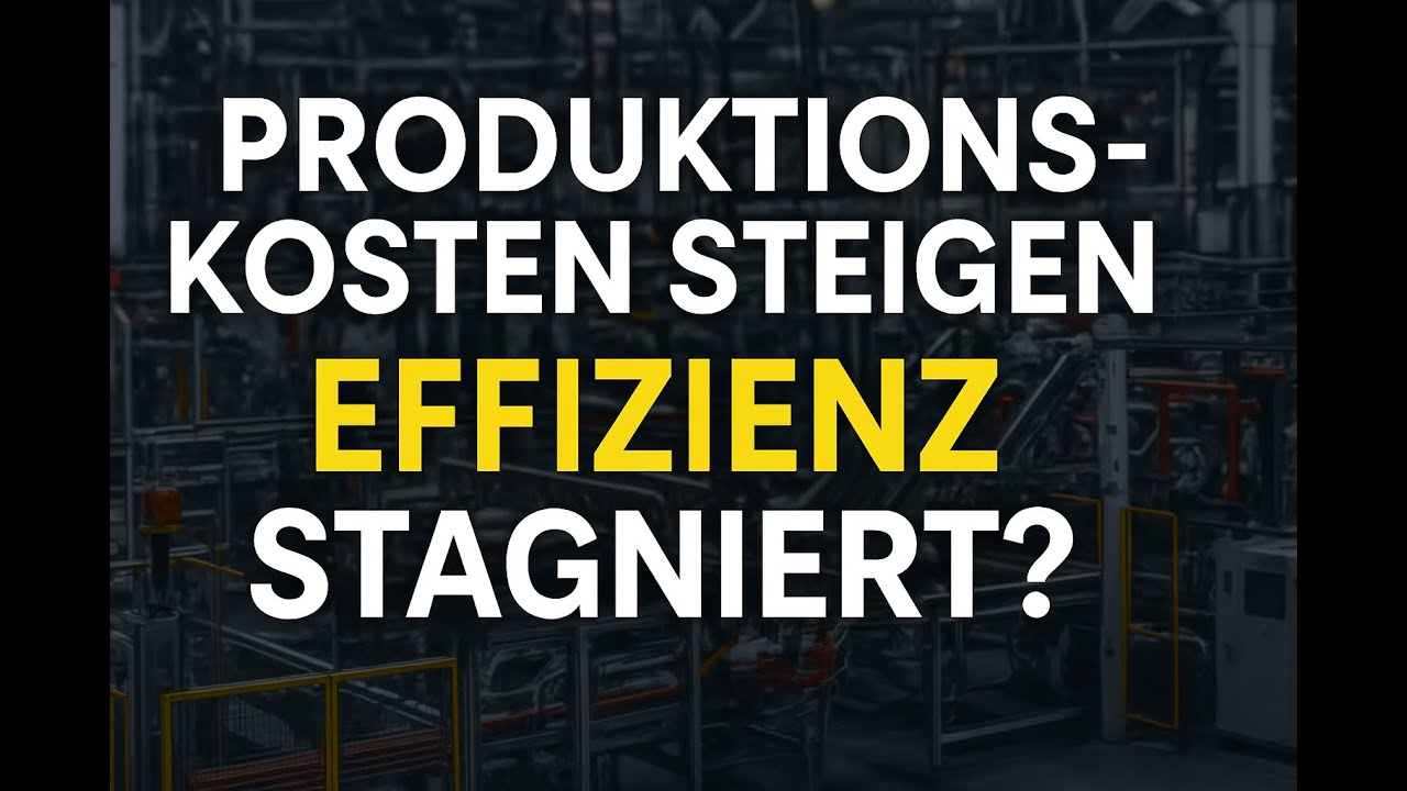 Krise in der Produktion? So stoppen Sie den Effizienzverlust!